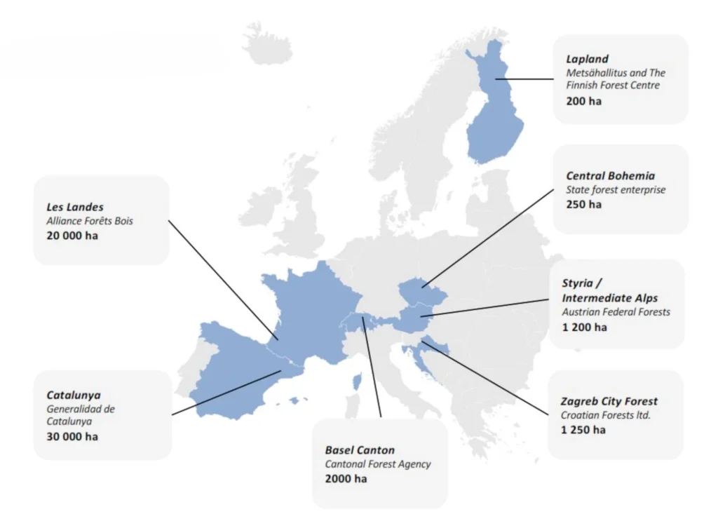 Map Living labs across Europe